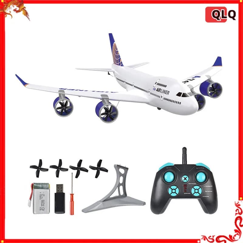 Aereo RC A380 Aliante telecomandato Boein Aereo ad ala fissa a tre canali 2.4g Modello elettrico telecomandato per bambini