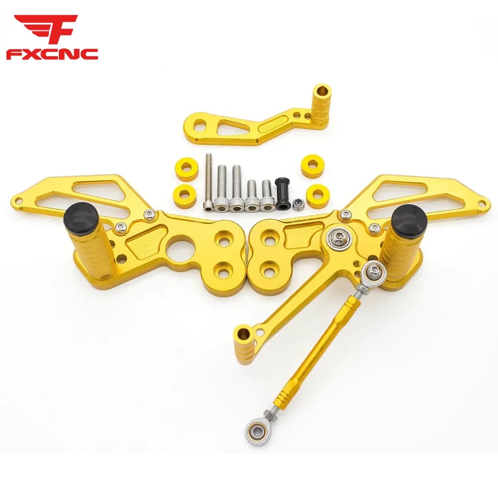 Pedane Posteriori in Lega di Alluminio CNC per Moto KAWASAKI Z125 Pro 2016-2021