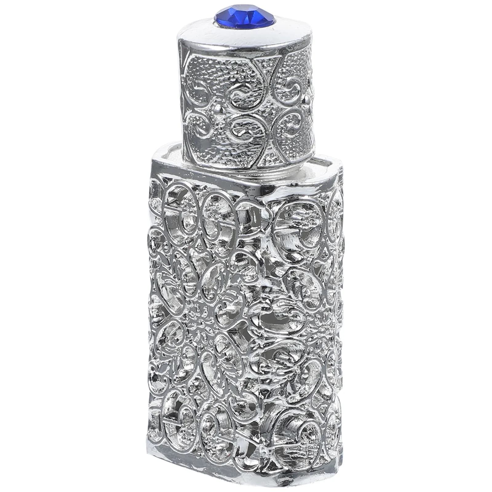 Flacone di Profumo Decorativo Ricaricabile in Vetro e Lega, Contenitore per Oli Essenziali a Prova di Perdite, Piccolo Contenitore da Viaggio per Fragranze