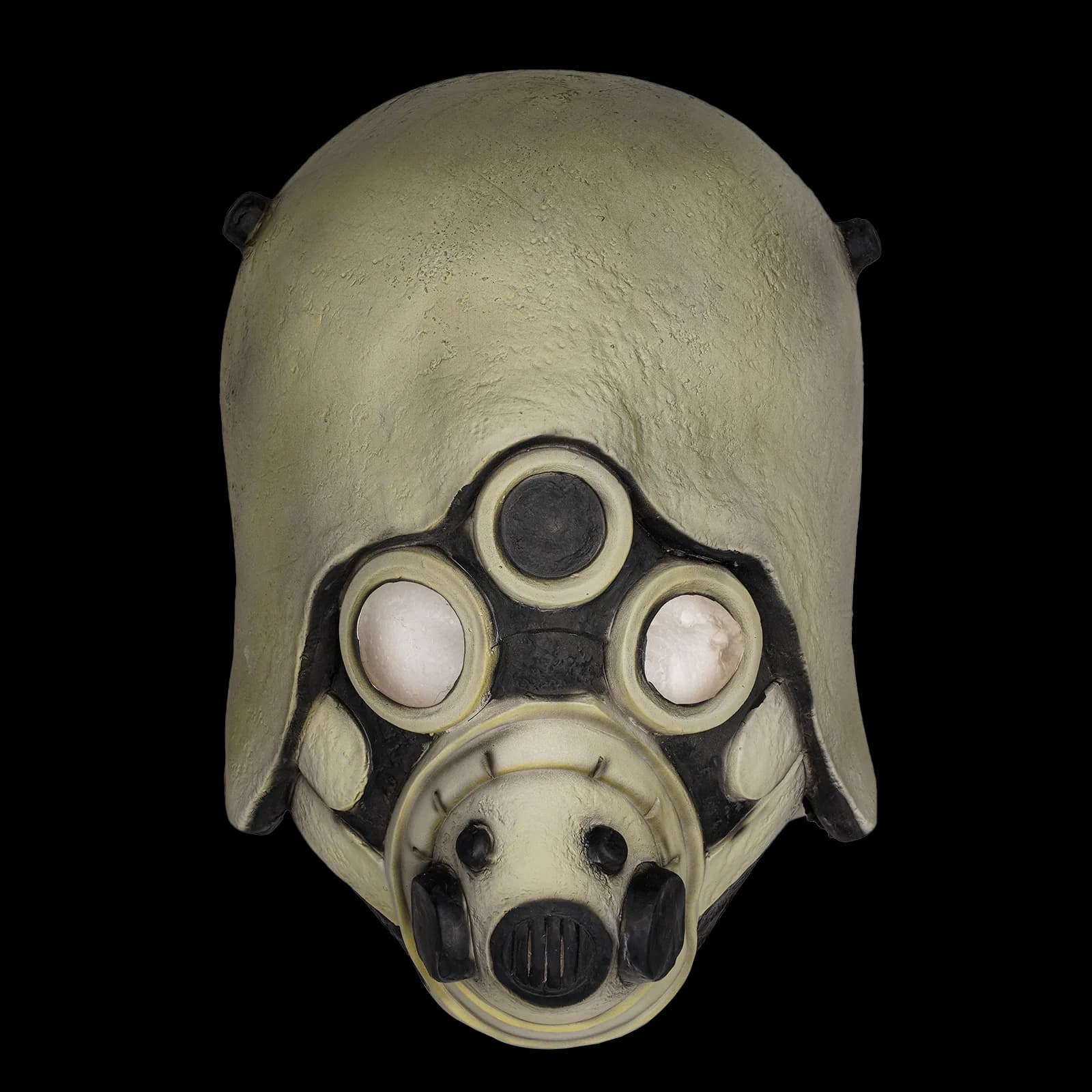 Weathered Toxic Gas Mask Horror Headgear, Post-Apocalyptic Mutant Creature Mask for Carnival, LARP & Horror Prank Supplies