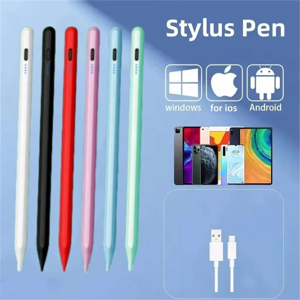 Penne touch Penna da disegno per schermo stilo universale per Android IOS Windows IPad Tablet Penna Attacco magnetico con accessorio per matita