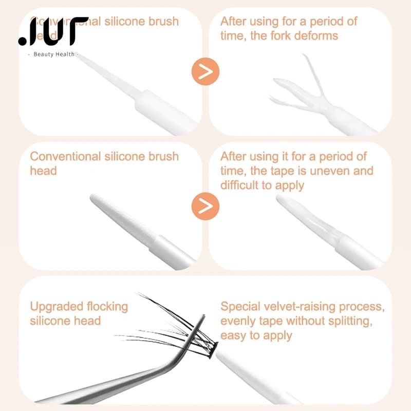3 ml fake eyelash extension glue, waterproof, fast drying, long lasting, strong, without irritation, primer lifting tools for transparent eyelashes