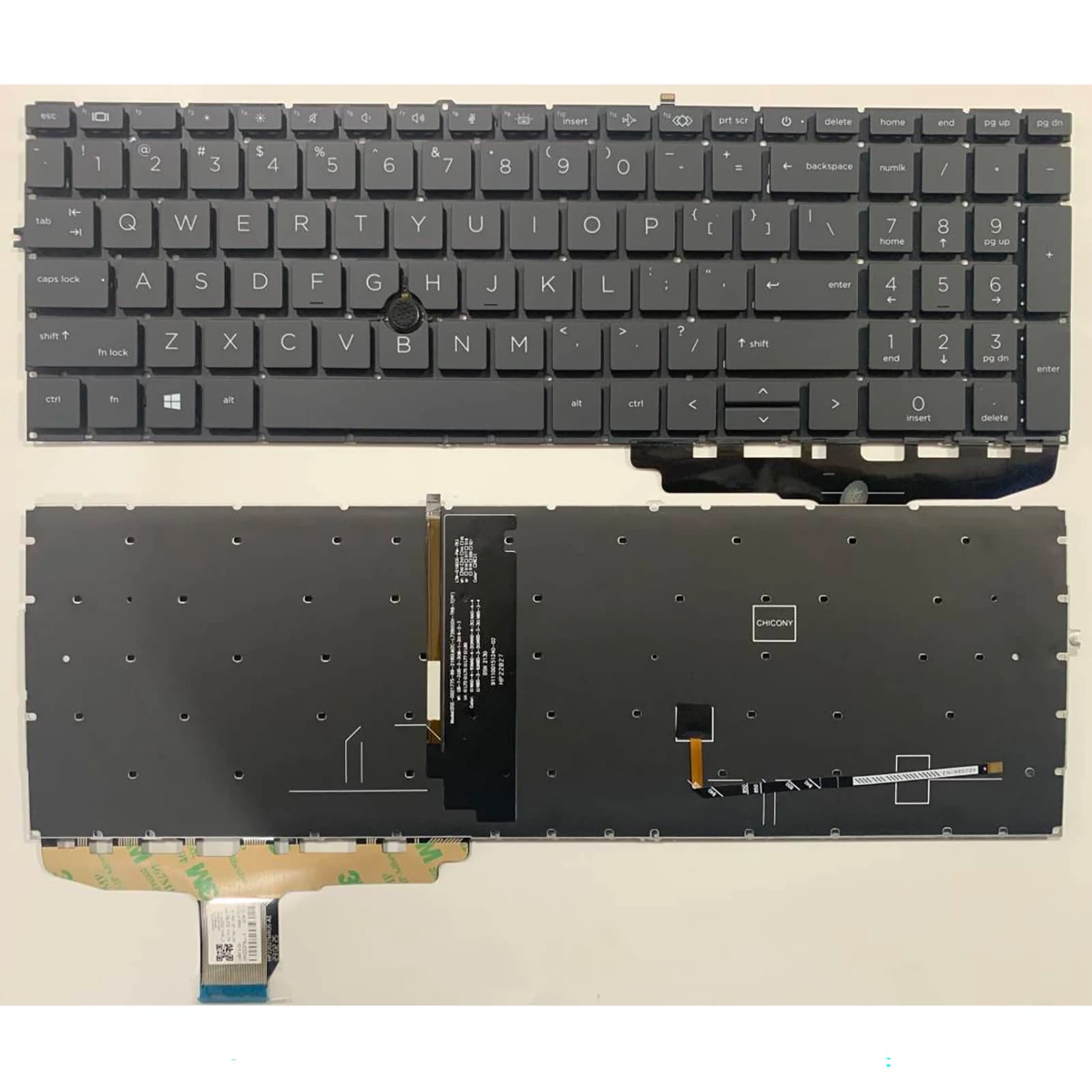 US Laptop Keyboard for Hp Elitebook 850 G7 850 G8 855 G7 855 G8 750 G7 750 G8 M07493-031 M07492-001