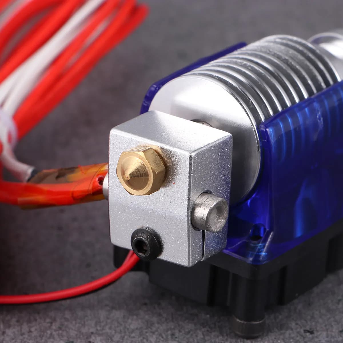 Testina di Estrusione J-Head Hotend in Metallo Remota per Stampante 3D, Accessorio per Filamento da 1,75 mm, Supporta PLA ABS, Design Senza Giunture del Ugello