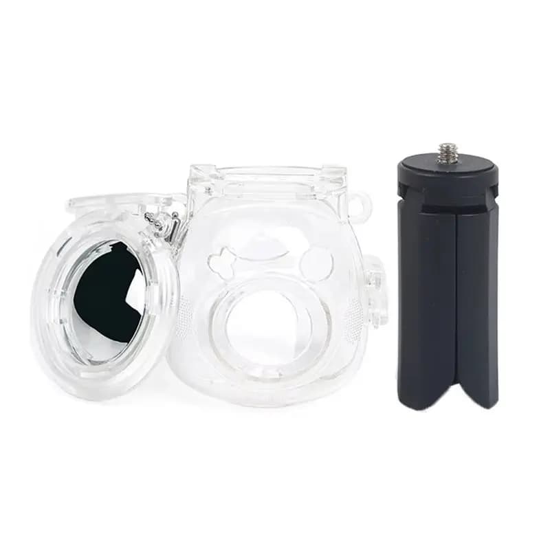 CLCU portable compact transparent protective housing with support for Fujifilm Instax Pal - B multifunctional accessory