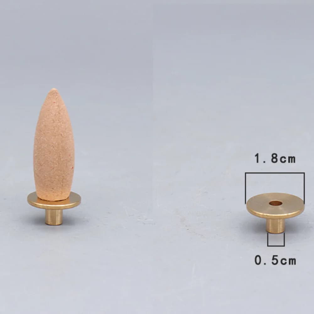 Decorative Brass Backflow Incense Burner Handmade Waterfall Smoke Stand Zen Style Tea Room Ornament Fragrance Diffuser Base