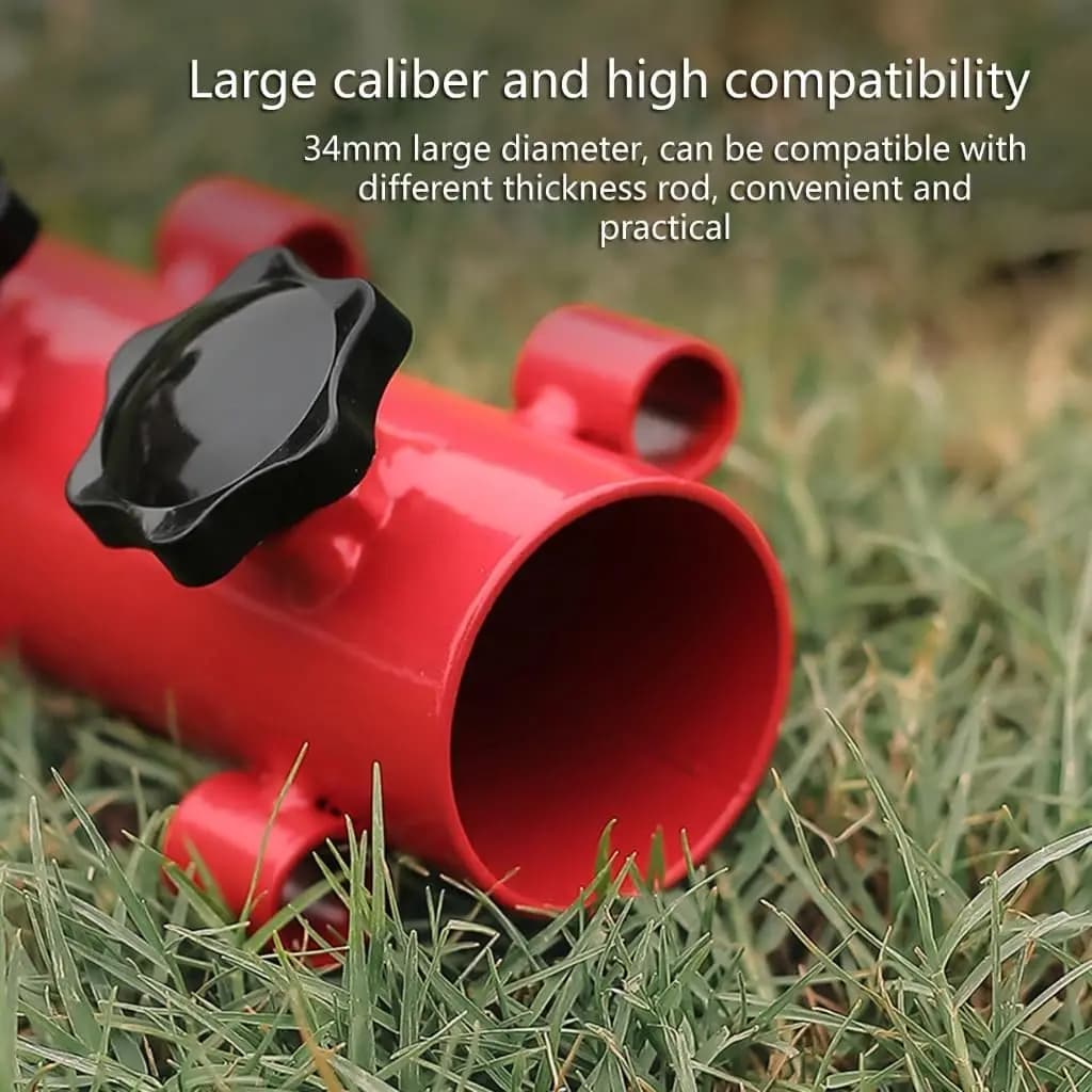 Supports for Camping Tent Poles Reinforced Windproof, Portable Holder for Curtains, Fishing and Hiking