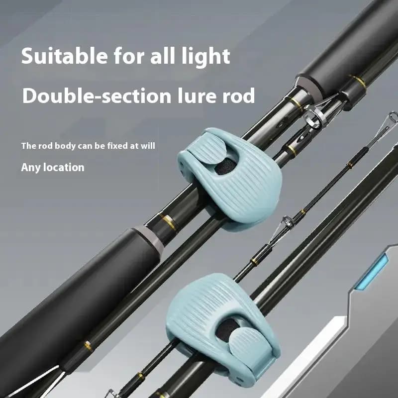 2/4/6Pcs Fishing Rod Holder Fixer Clip Fishing Pole Holder Compact Design Fishing Rod Fixer Fishing Rod Holder