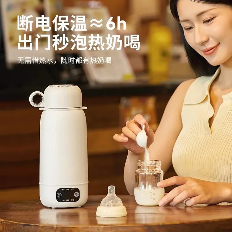 Portable Electric Kettle for Car, Portable Water Cup, Travel Insulation, Heating, Water Cup, Outdoor Ton kettle