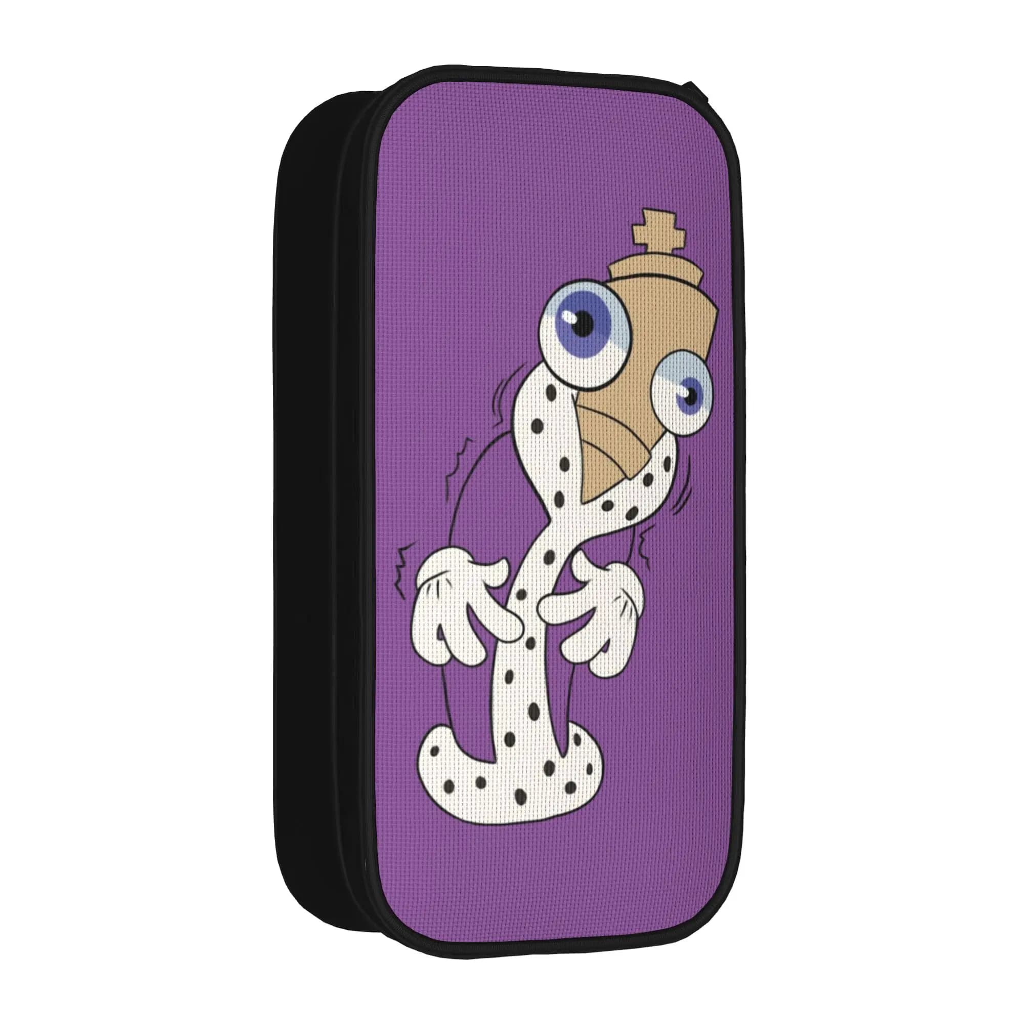 Kinger Cartoon Digitals Circus Pencil Cases Creative Pen Holder Bag Kids Big Capacity Students School Gift Pencilcases