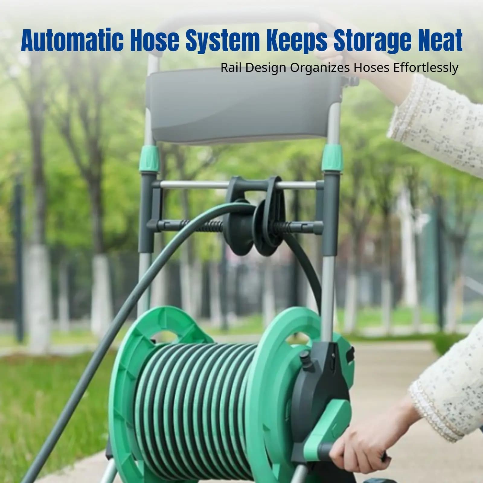 High Pressure Wrap, Domestic Cleaning Multifunction, Car Wash, Garden Irrigation, Anti-Piega Pipe