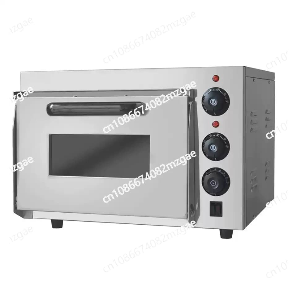 Electric Pizza Oven 2500W Toaster Baker Oven Single Heighten Layer Baking Machine Commercial Baking Oven With Stone