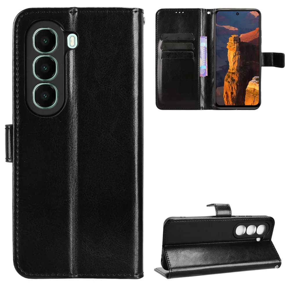 Per ITEL A95 Custodia di lusso Flip PU Portafoglio in pelle Cordino Custodia per Itel A95 A 95 ItelA95 Borse per telefono