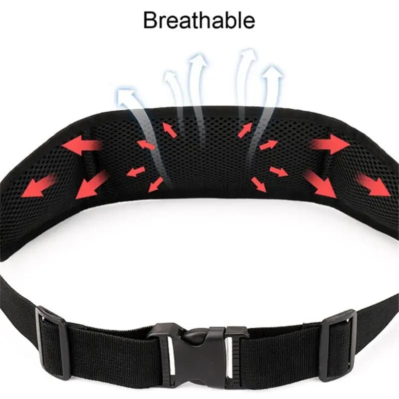 Elastic Running Waist Belt for Unisex Adjustable Design Waterproof Phone Pouch Slim Fit for Fitness and Sports