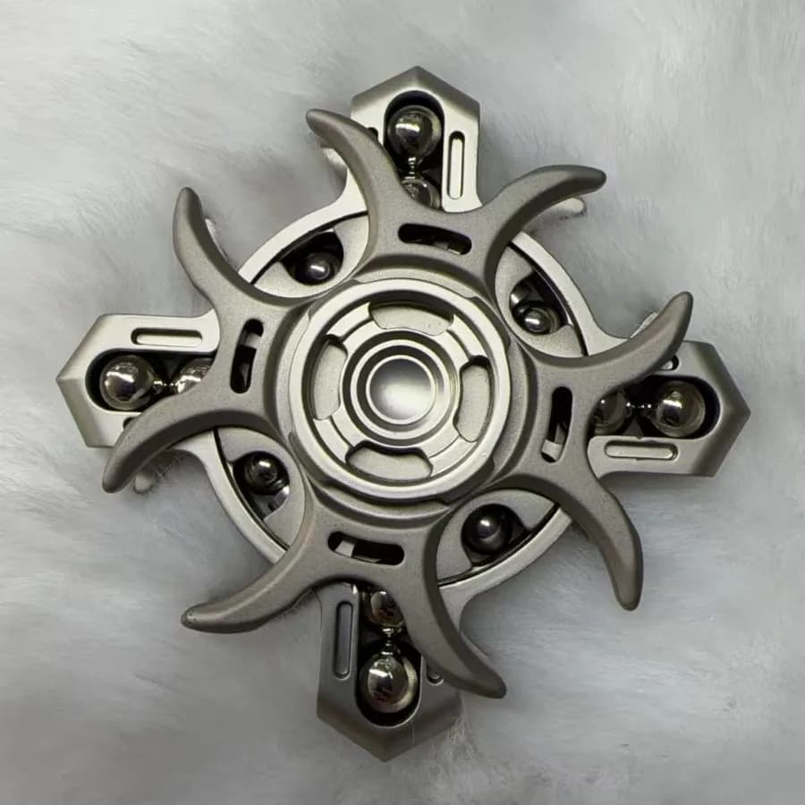 EDC Hand Spinner Fashion Cool Metal Fidget Spinner Stress Relief ADHD Concentration Fidget Toys for Adults Gift