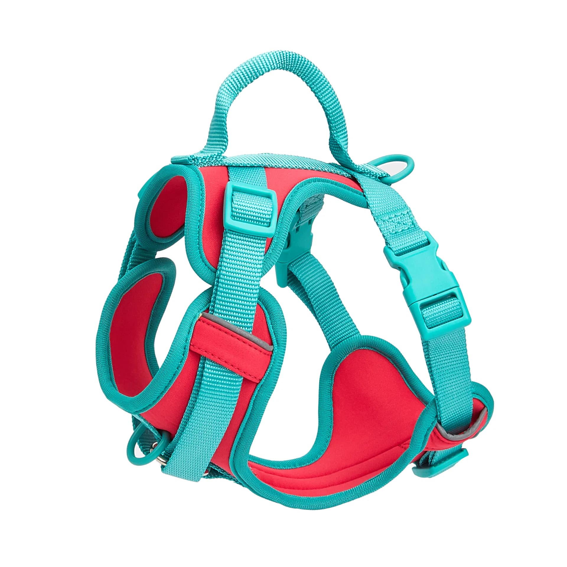 Set collare e guinzaglio per cani in neoprene con dispenser Pettorina per cani morbida e regolabile Guinzaglio abbinato Ropa impermeabile