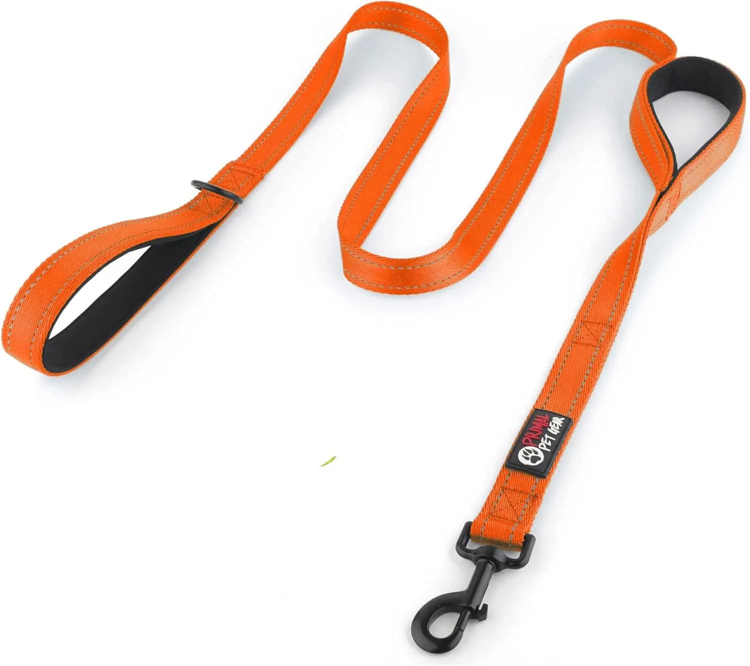 Guinzaglio per Cani Primal Pet Gear, Lunghezza 6 Piedi, Doppia Impugnatura Imbottita, Resistente, Riflettente, per Controllo e Addestramento