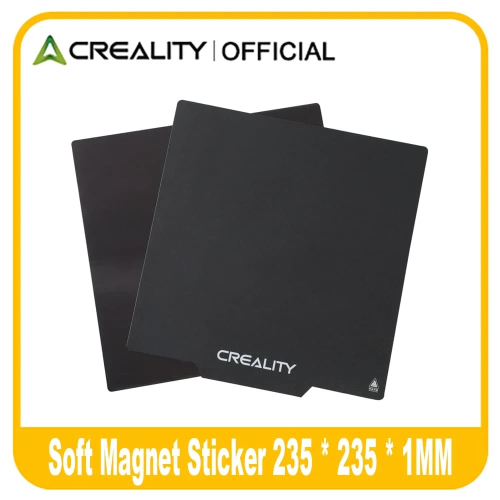 Creality Ufficiale Ender 3 Piastra adesiva magnetica morbida 235*235*1mm Accessori per parti della stampante 3D per la serie Ender-3/serie Ender-5