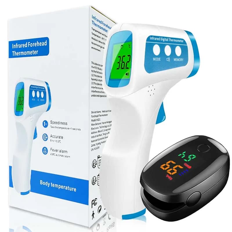 Termometro digitale medico strumento di misurazione della febbre del dispositivo di temperatura corporea a infrarossi senza contatto per il Monitor della febbre degli adulti del bambino