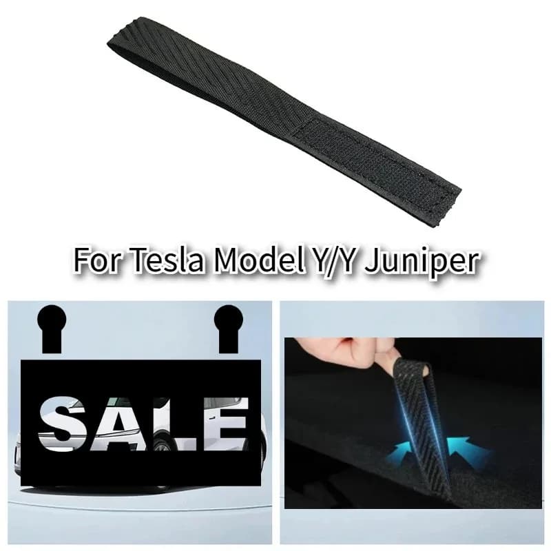 For Tesla Model Y/Y Juniper: Backpacker, Traction Handle, Car Accessories, Protective Mat