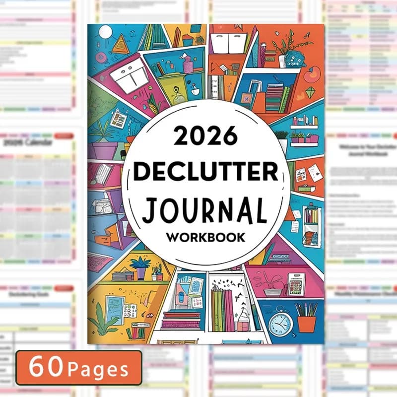 Agenda 2026 per Organizzazione Domestica, Quaderno per Registrazione e Pianificazione delle Pulizie