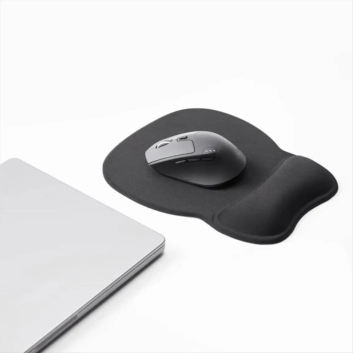 Clinch Tastiera Mouse Pad Polsino Mouse Pad con Polso Protezione Ambientale Mouse Pad per Laptop Notebook Nero