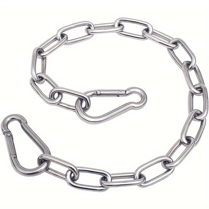 Lucchetto in Acciaio Inox Ultra Resistente per Recinzioni in Metallo e Legno, Sicurezza per Giardini, Stalle e Fattorie
