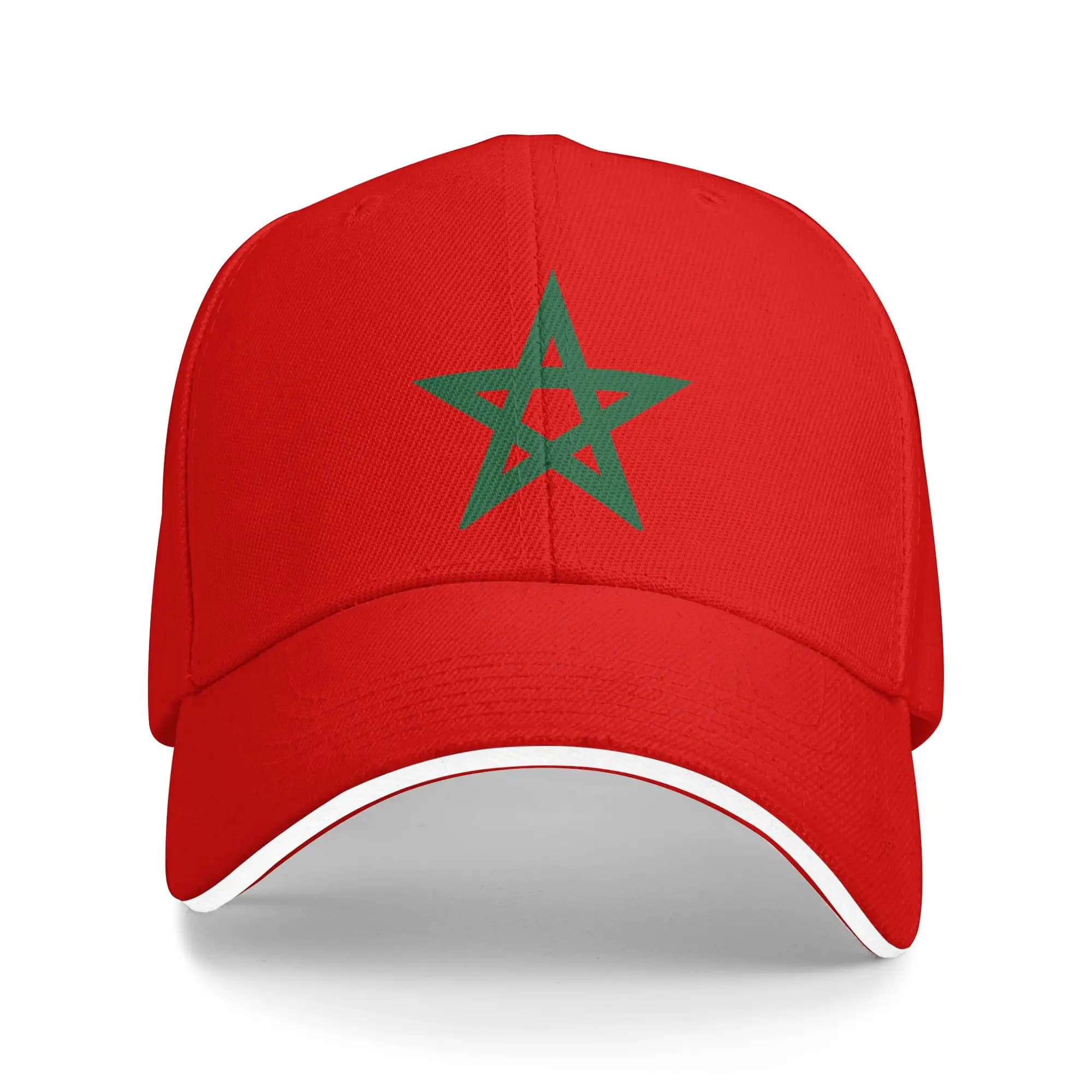 Morocco Flag Outfits Men Women Baseball Cap Trucker Hat Unique Daily Headwear Adjustable Snapback Cap