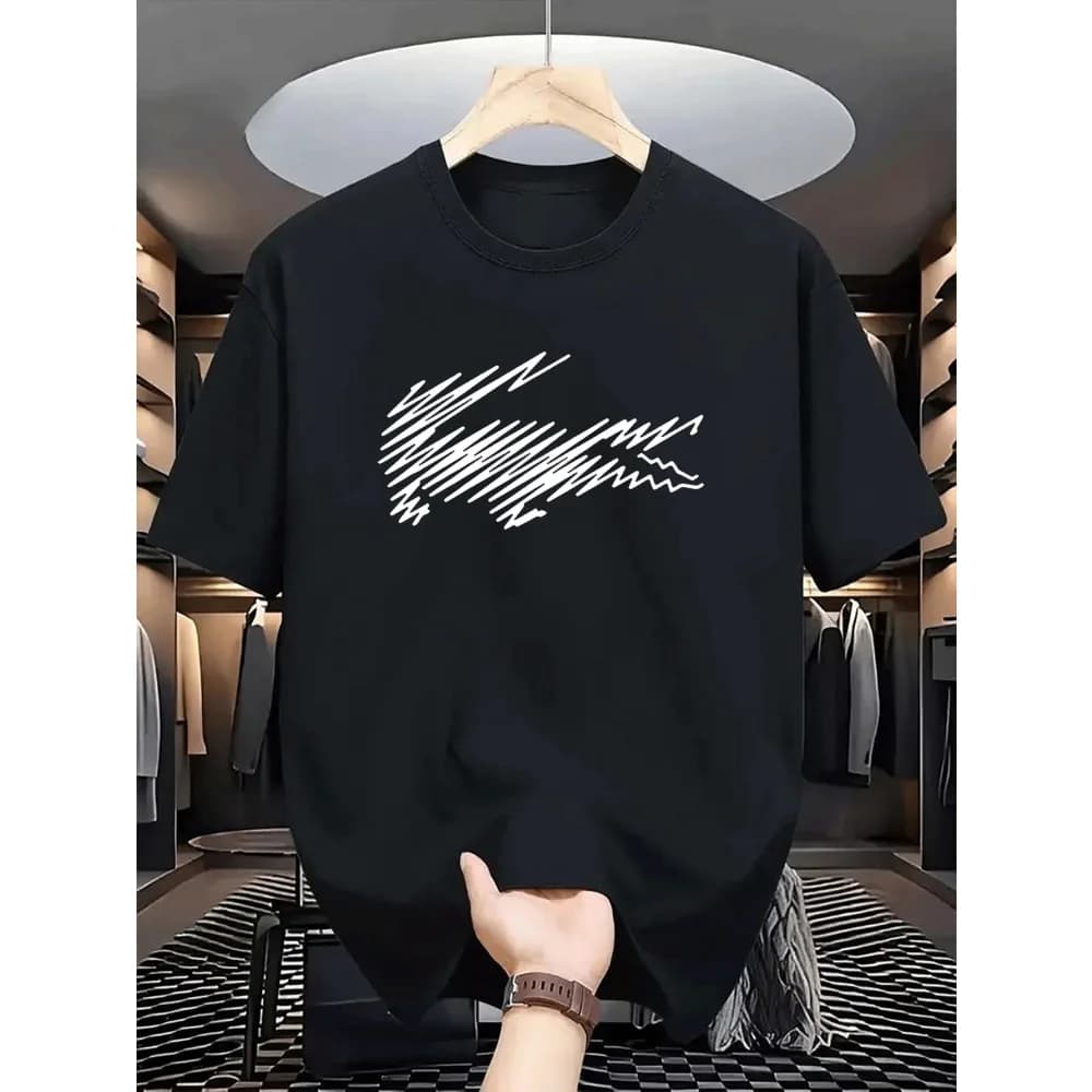 Hot 2026 Luxury Brand Print T Shirt Men Woman O-Neck Cotton Casual Clothes Hip Hop Short Sleeve Clothing Tee Blouse Tee Unisex