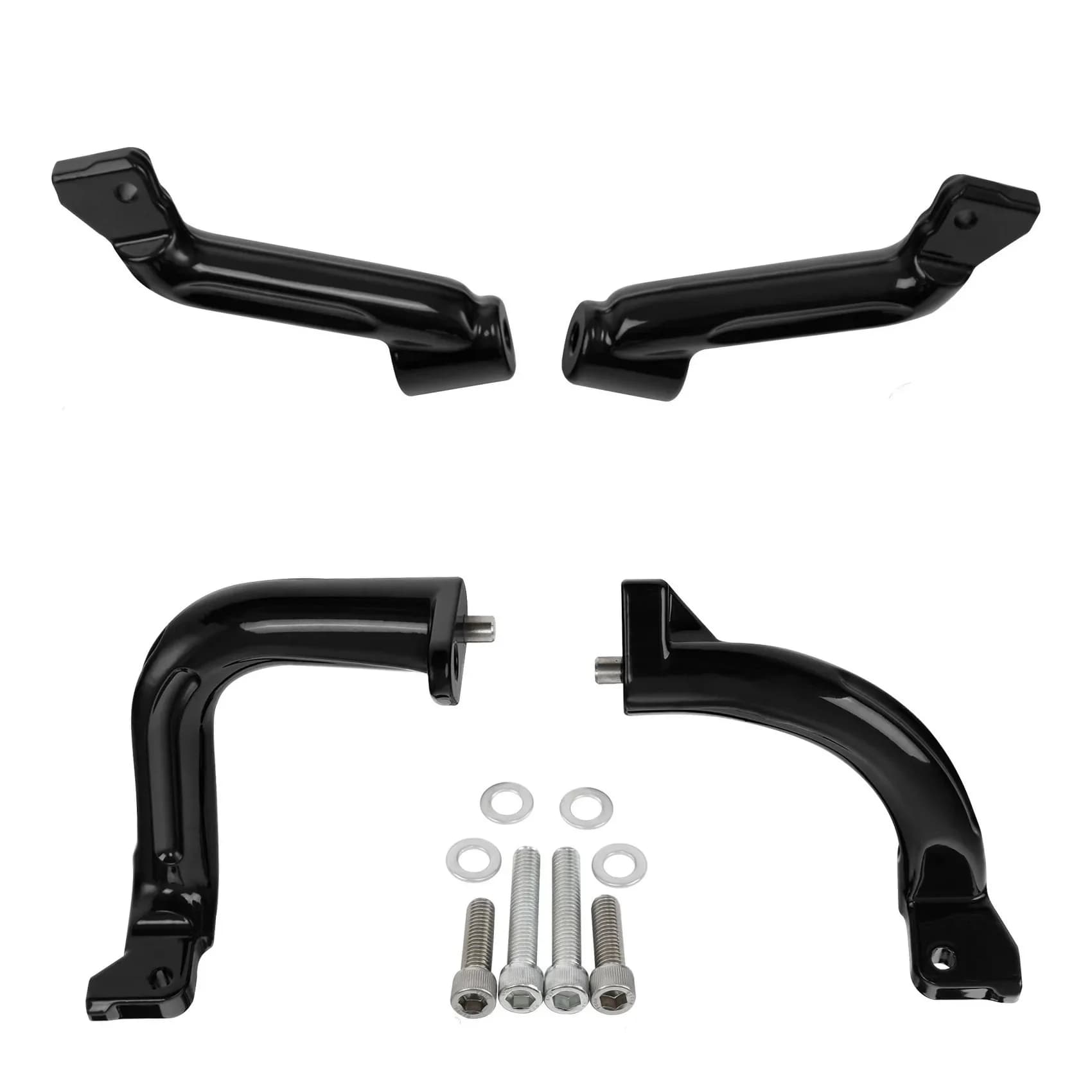 Kit staffa di montaggio pedana pedana conducente anteriore per Harley Touring Road King Street Glide Ultra Limited 2017-2024 moto