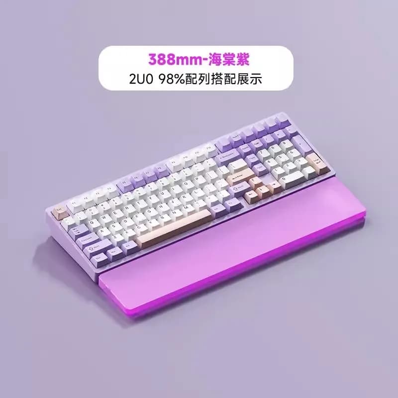 Acrylic Keyboard Hand Rest Custom Frosted Transparent Ergonomics Relax Wrist Rest for 75%/80%/98%arrangement Mechanical Keyboard