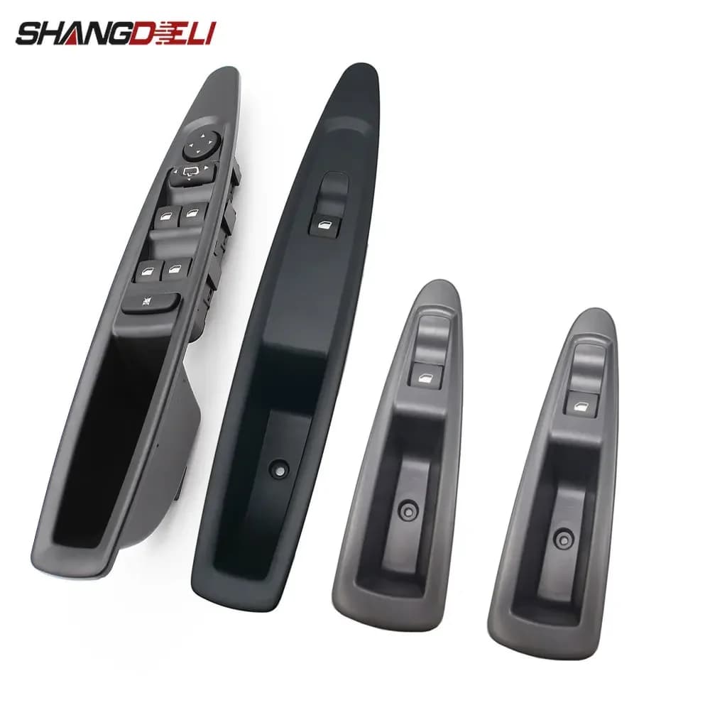 4 pz/set interruttore di controllo alzacristallo elettrico interruttore alzacristallo per Citroen C4 2004 - 2007 2008 2009 2010