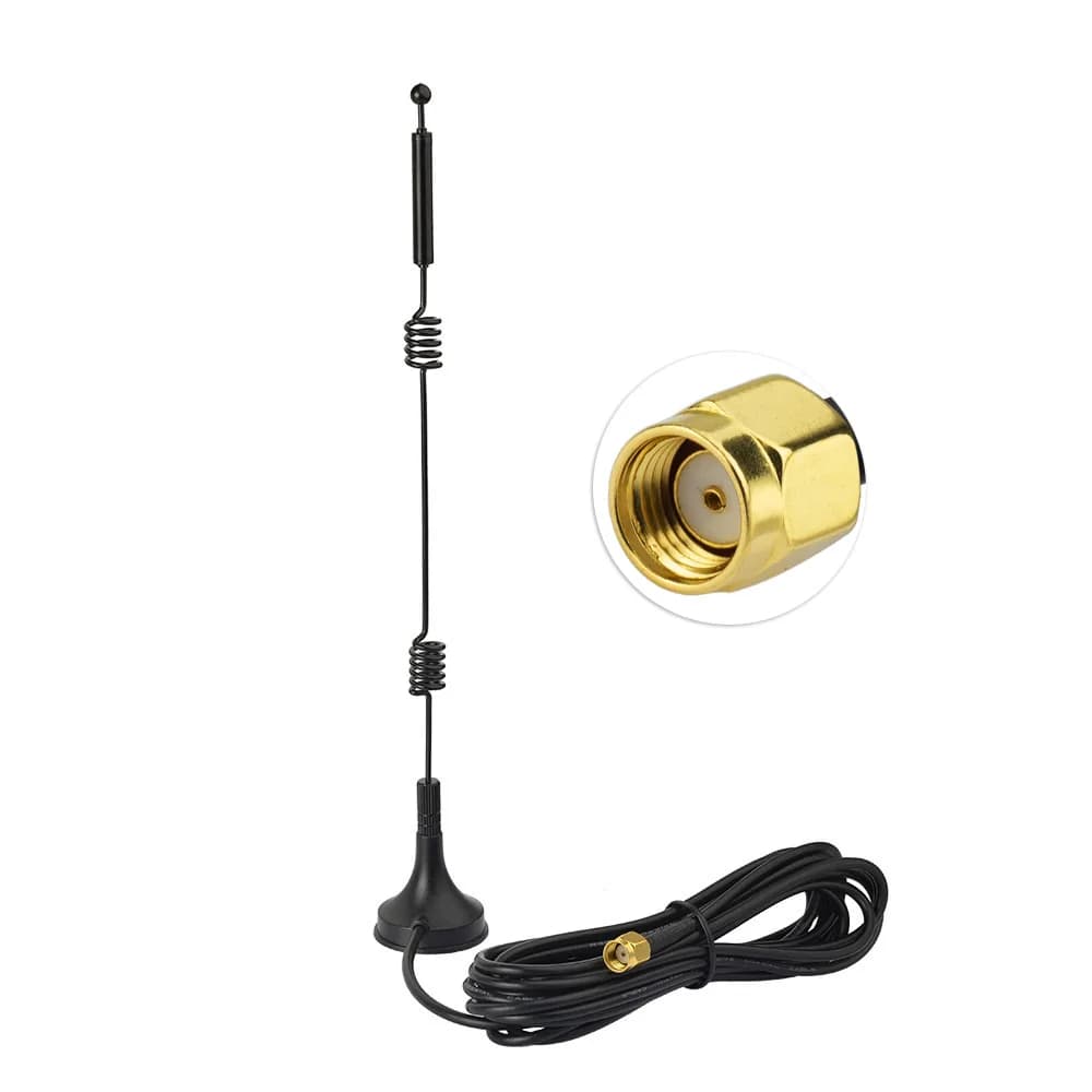 Antenna MIMO Superbat 9dBi Dual Band WiFi 2.4GHz 5GHz 5.8GHz con Base Magnetica RP-SMA per Router WiFi, Amplificatore di Segnale, Extender di Portata, Gateway