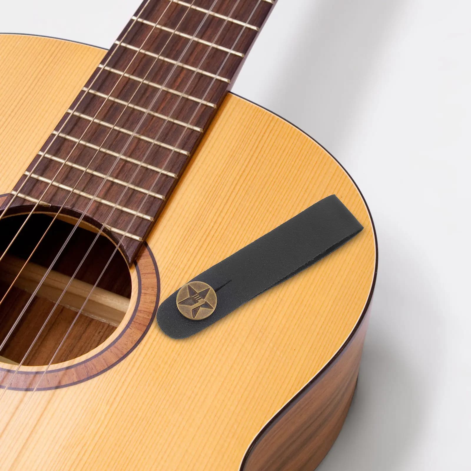 1 set di cinghie per chitarra con fibbia antiscivolo regolabile per chitarra acustica ed elettrica con laccio da collo, adatte per chitarra e ukulele