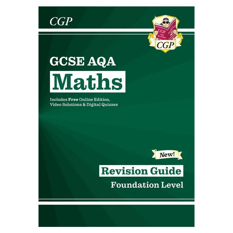 GCSE Maths AQA Revision Guide Foundation Inc Online Edition Videos Quizzes CGP Books 9781782943914
