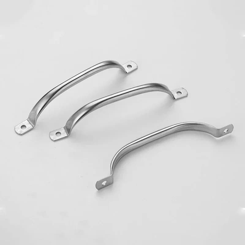Maniglia per cassetto con maniglia per tagliere, semplice maniglia per tubo tondo in acciaio inossidabile per armadio da cucina domestico