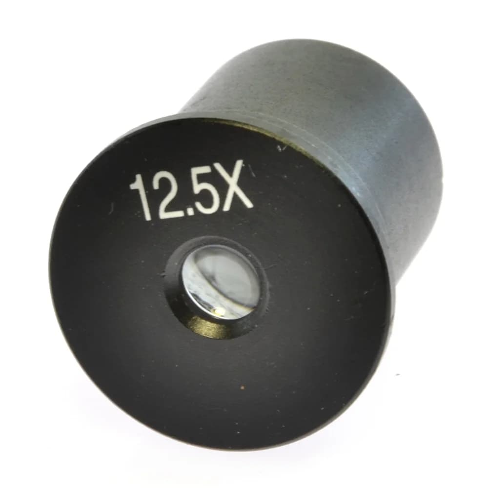 Lente ottica oculare H12.5X Huygens per microscopio biologico 23,2 mm