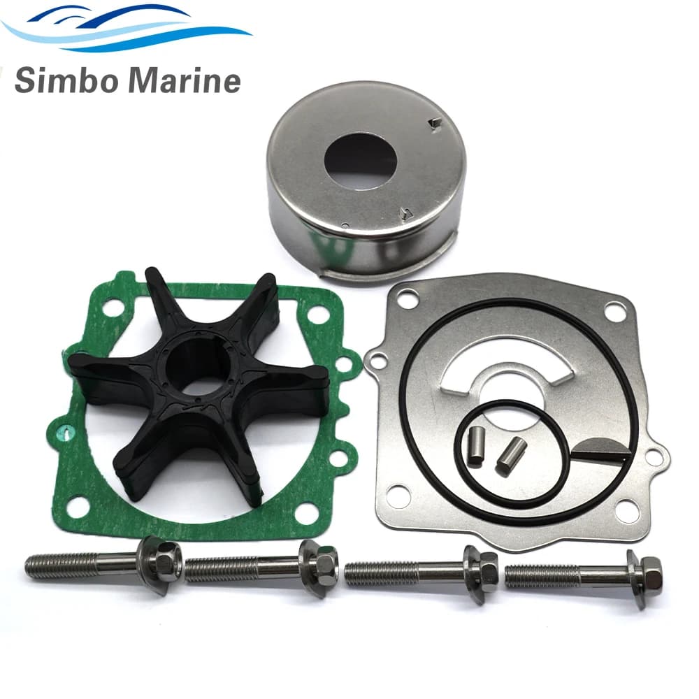 Kit di riparazione pompa acqua per fuoribordo Yamaha 2 tempi 150 175 200 225 250 300 HP 4 tempi F150 F200 F225 Motore 61A-W0078-00 18-3395