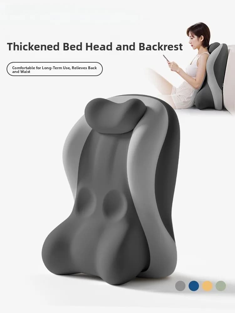 Cuscino Moderno e Semplice da Letto in Memory Foam, Supporto Lombare, Cuscino per Lettura, Cuscino Schienale per Divano, per Riposare il Telefono, per Camera da Letto