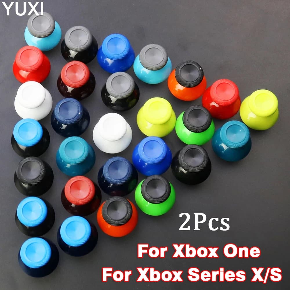 2 pz 3D Analogico ThumbStick Grip Cap Per XBox Serie XS Gamepad Controller Colorato Joystick Pulsante Della Copertura Per Xbox One Sostituire