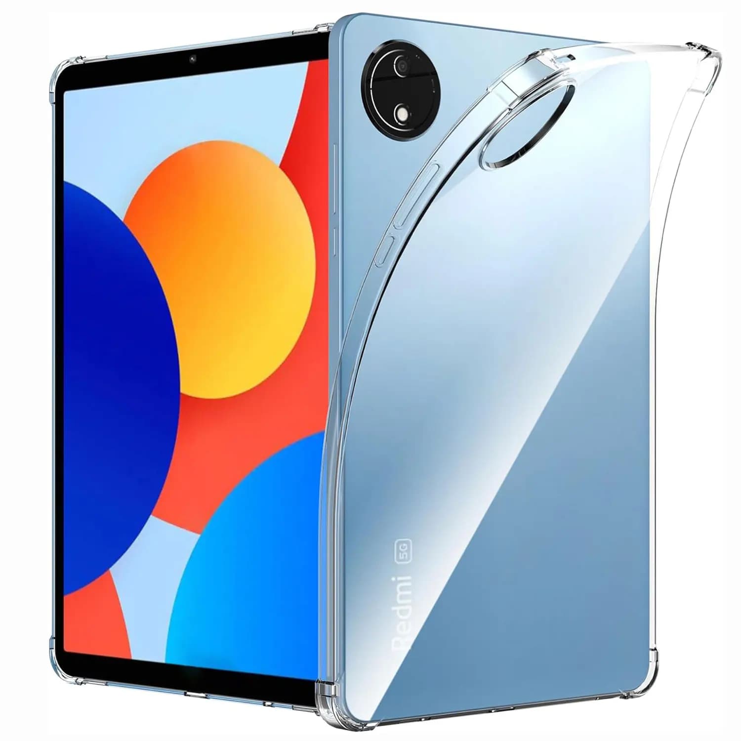 Soft TPU Airbags Cover For Xiaomi Redmi Pad SE 8.7" 2024 Transparent Silicon Shockproof Tablet Case Anti-drop Protective Shell