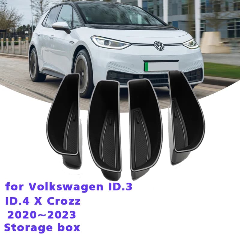 Scatola portaoggetti per Auto per Volkswagen Vw ID3 ID4 X crzz 2020 ~ 2023 Console centrale Organizer secondario vassoio bracciolo accessori Auto