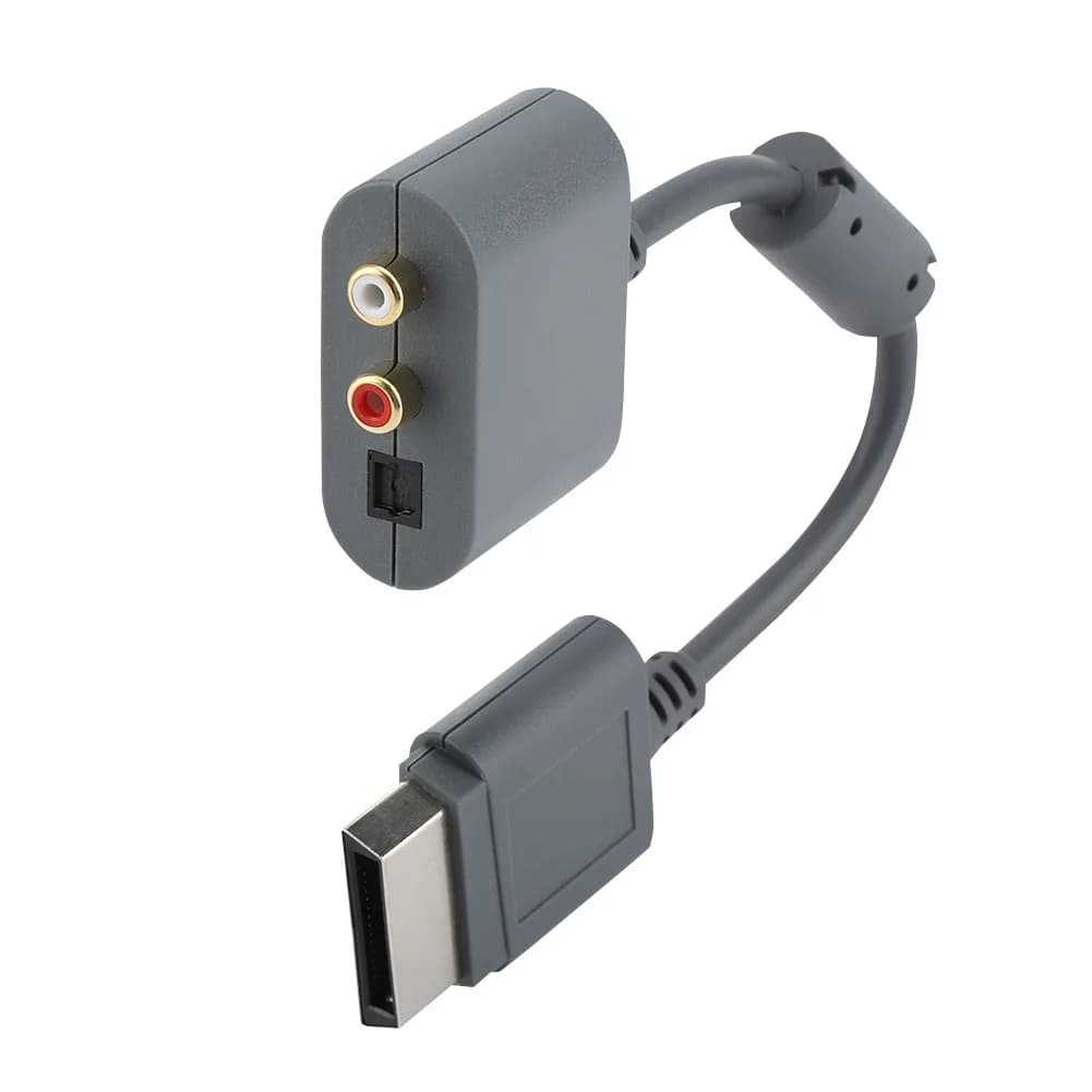 Cavo Audio adattatore Audio per XBOX360 adattatore Audio ottico cavo di conversione adattatore Audio ottico RCA per Microsoft XBOX 360
