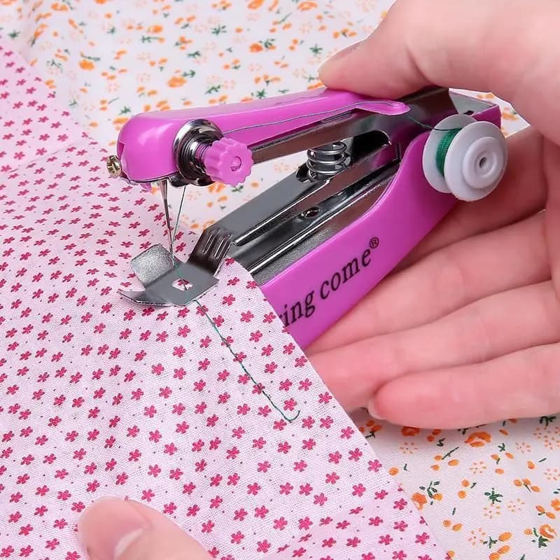Home handheld portable mini manual sewing machine handheld pocket outdoor travel small sewing machine