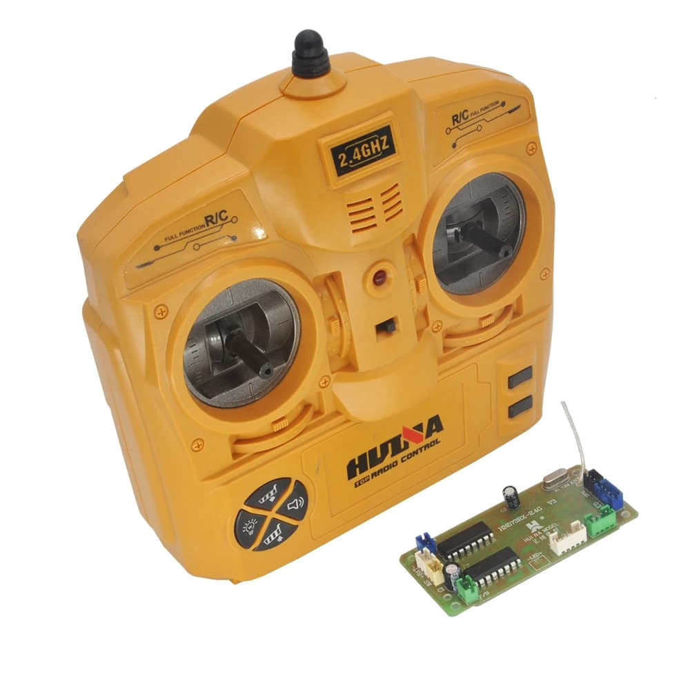 10CH Huina 1573 scheda madre 2.4G ricevitore Radio DC 3V trasmettitore 4-8.4V scheda ricevitore per 50m telecomando Wireless RC Truck