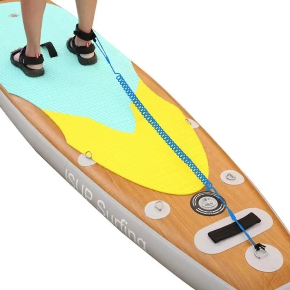 TPU Surf Sicurezza Corda a mano 1.3m Tavola da surf Surf Kayak Barca Guinzaglio Corda Stand Up Paddle Board Piede Gamba Accessori