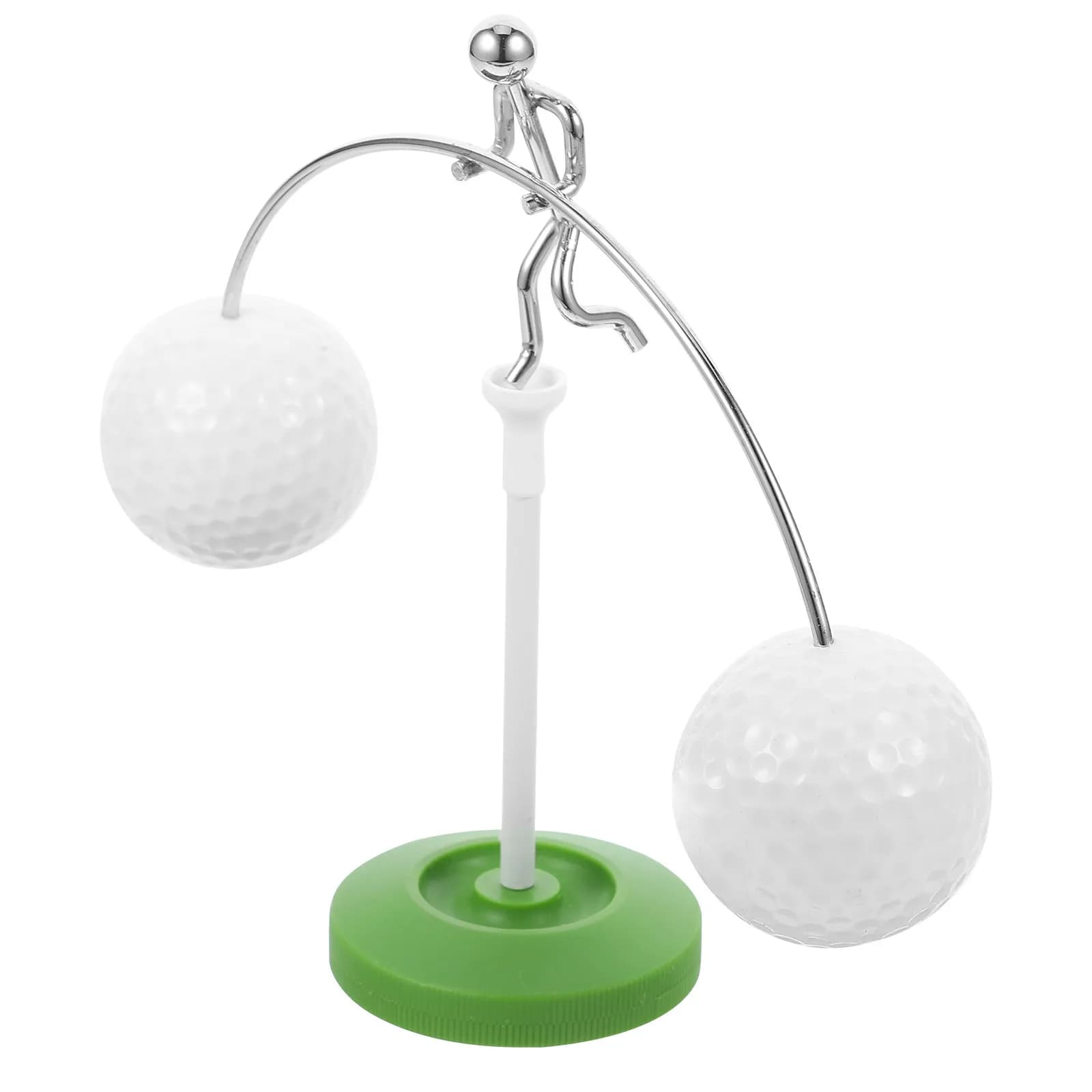Creative Physics Balancing Men Statue Desktop Ornament Sculpture Metal Art Handicraft Unique Pendulum Decor