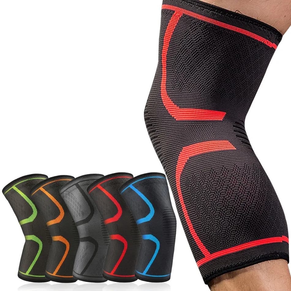 WOSWEIR 1 PC ginocchiere elastiche Nylon sport Fitness ginocchiera Fitness Gear rotula Brace Running basket pallavolo Support