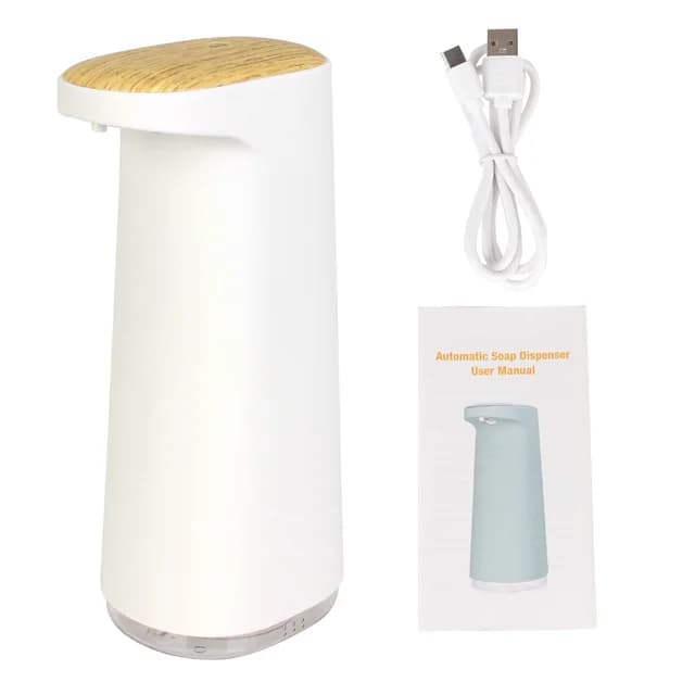 Dispenser per il lavaggio delle mani montato su tavolo 450ml Touch Meno Smart Sensor Dispenser di sapone Alimentatore a batteria Dispenser automatico di sapone