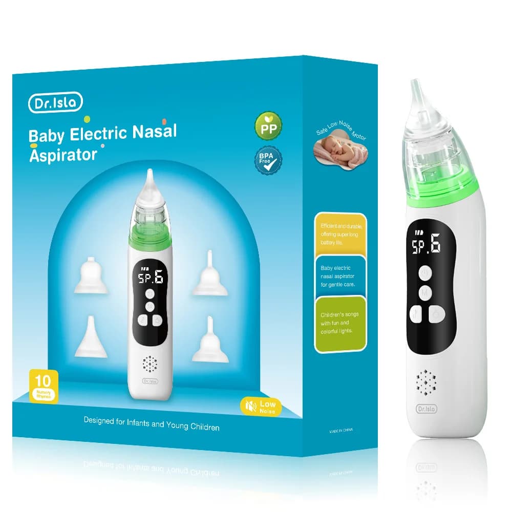 MAMIJOY Elettrico Assorbitore Nasale Silenzioso Bambino Ostacolo Rinite Cleaner Aspiratore Nasale Muco Nasale Strumento di Pulizia Per Il Neonato